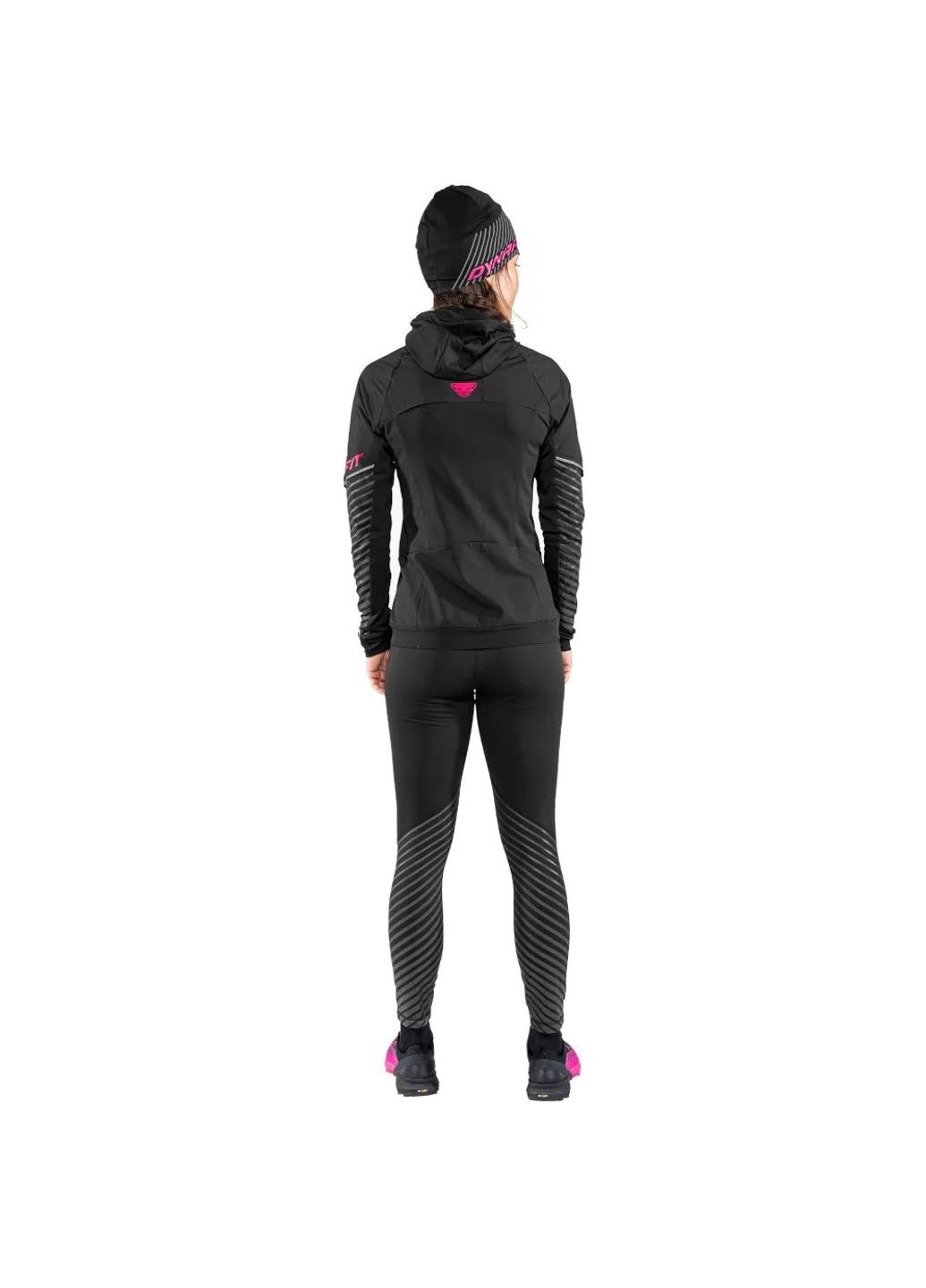 Черные демисезонные брюки reflective tights wms Dynafit