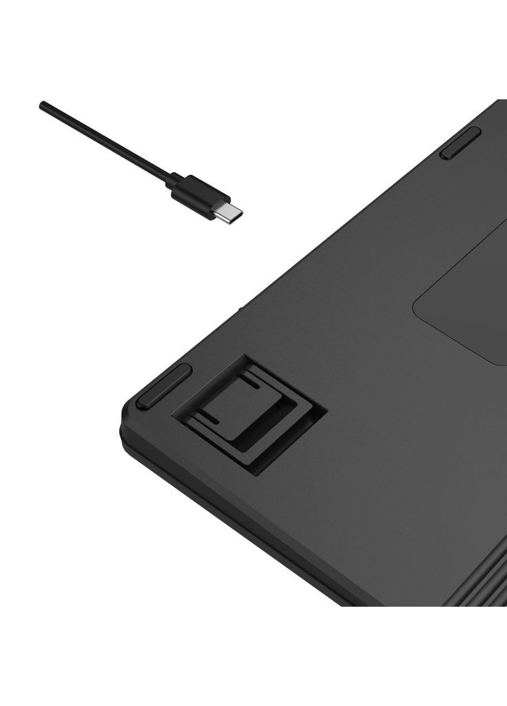 Клавіатура бездротовa FBX53C (Black), Fstyler, ножничні перемикачі, Bluetooth / 2.4 ГГц, з акумулятором, чорна A4Tech (333825058)