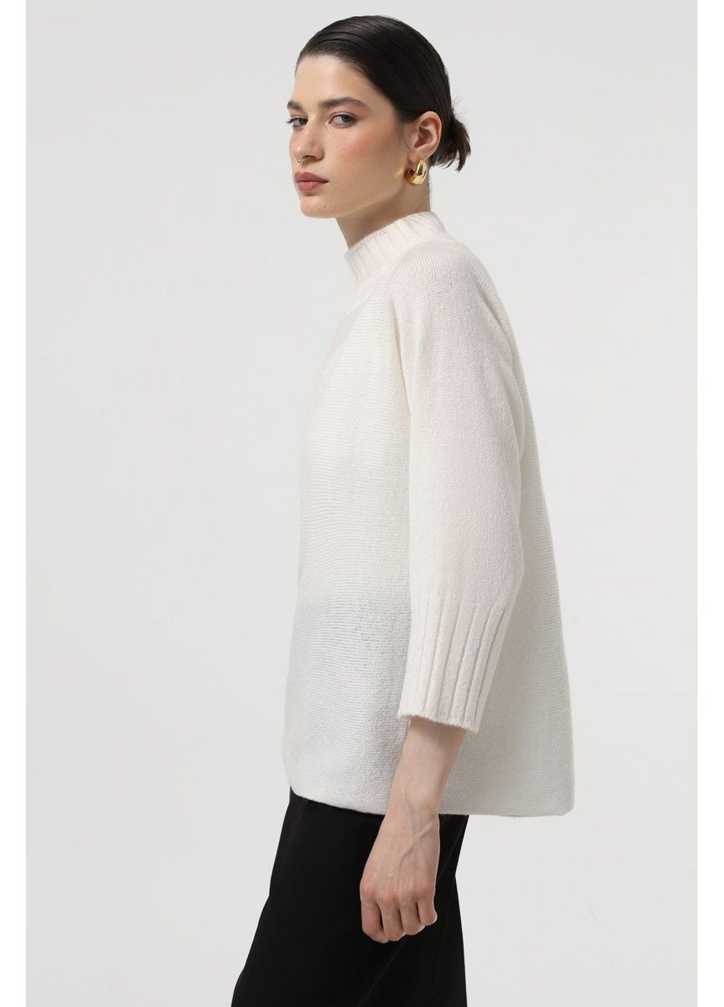 Білий зимовий джемпер jw959 Sewel