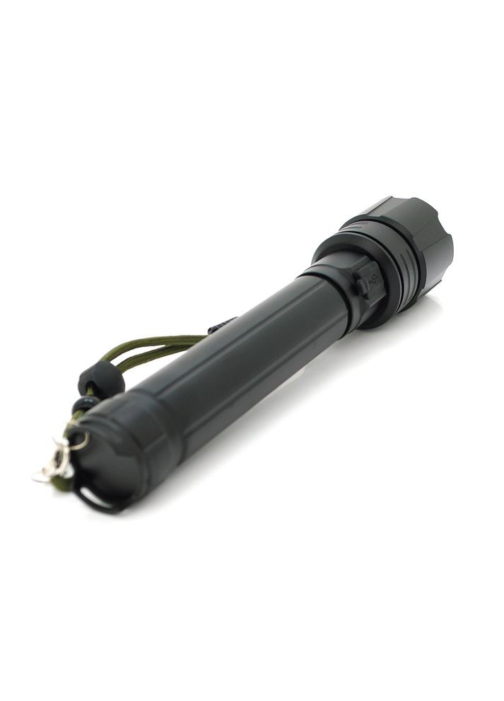 Фонарь ручной BLL-6-P90, 1LED P90, 50W, 3 режима, ZOOM, 2х18650/12800 Black, IP44, кабель USB-micro, 230х50х32мм, BOX Bailong (315502276)