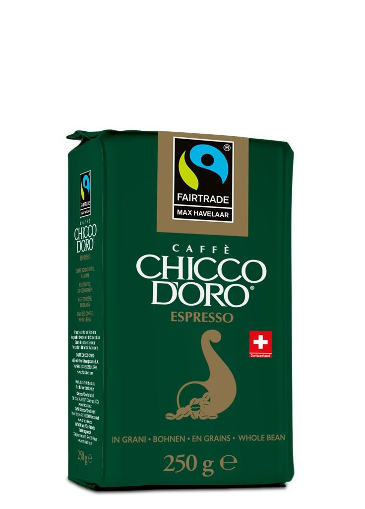 Кава в зернах Chicco d'Or Fair Trade Max Havelaar Espresso 0,25 кг. Chicco D'Oro (344588183)