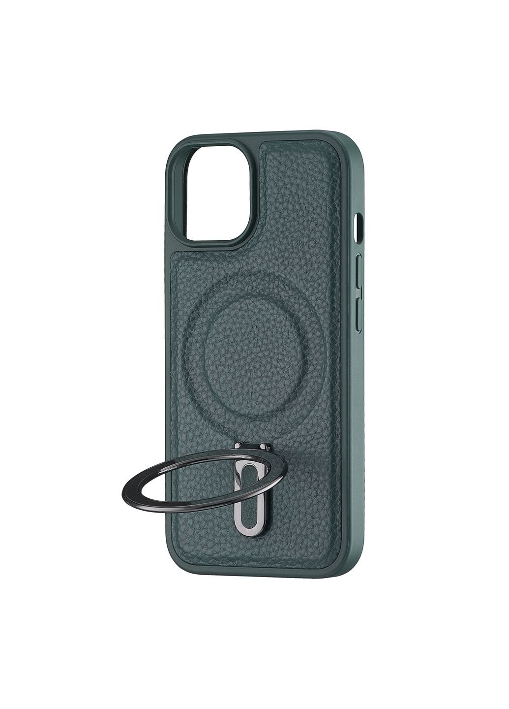 Чохол Jinduka Leather Ringo Green Case iPhone 14 (297454127)