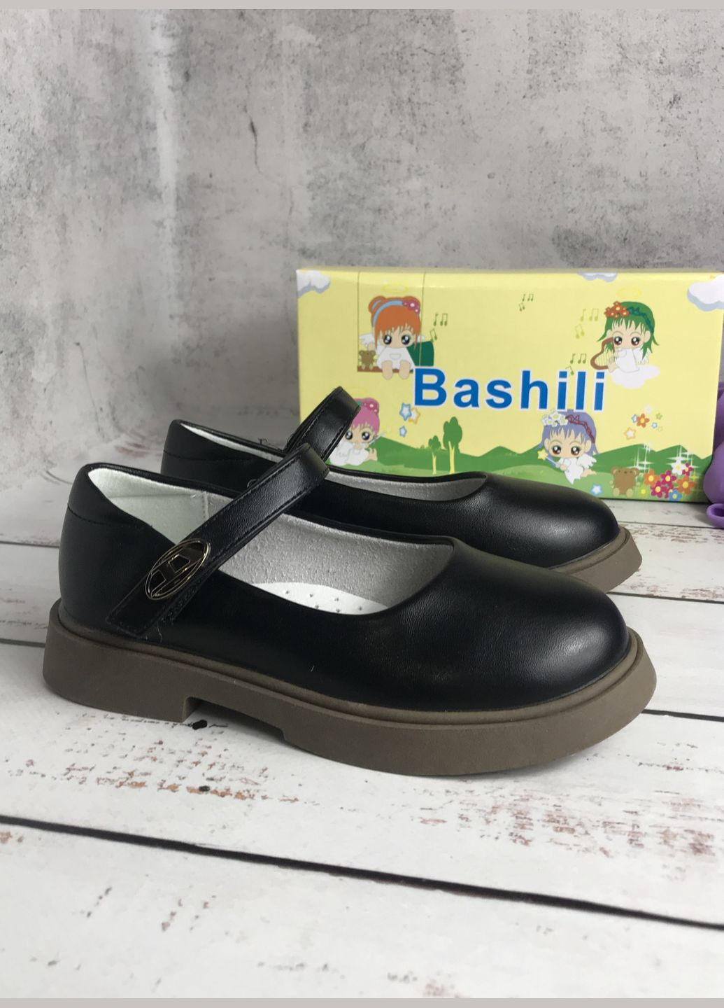 Туфлі дитячі для дівчинки Чорний (759) Bashili (347236026)