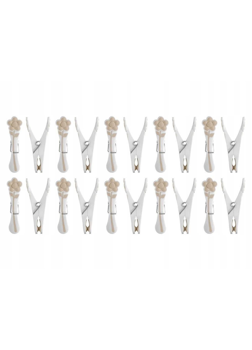 Прищепки с мягкой зажимной поверхностью 20 шт комбинированные Livarno home (369557957)