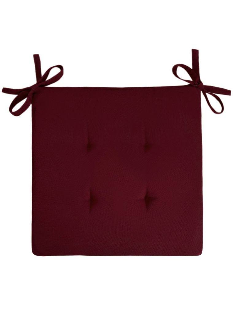 Подушка для стільця та крісла см бордовий No Brand (324829095)