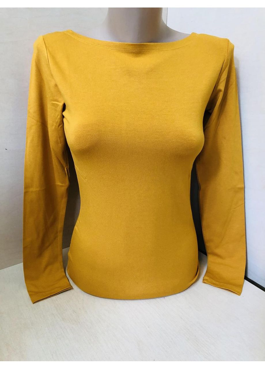 Жіночий реглан однотонний гольф без горла 5 кольори 42 44 46 гірчиця No Brand (370389625)