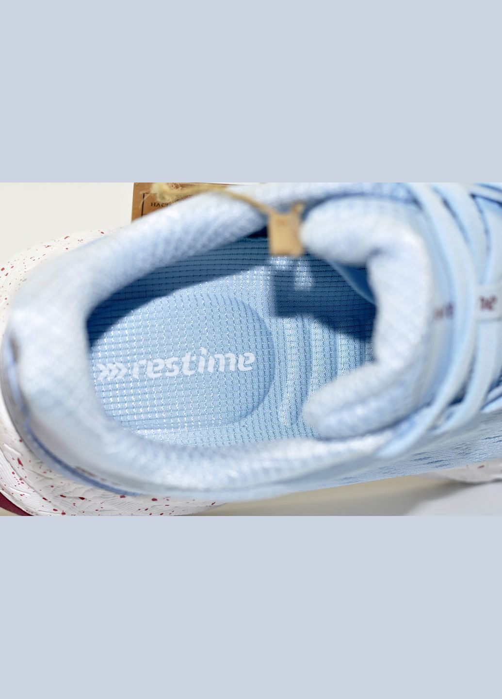 Кроссовки беговые Restime голубые лето (319382193)