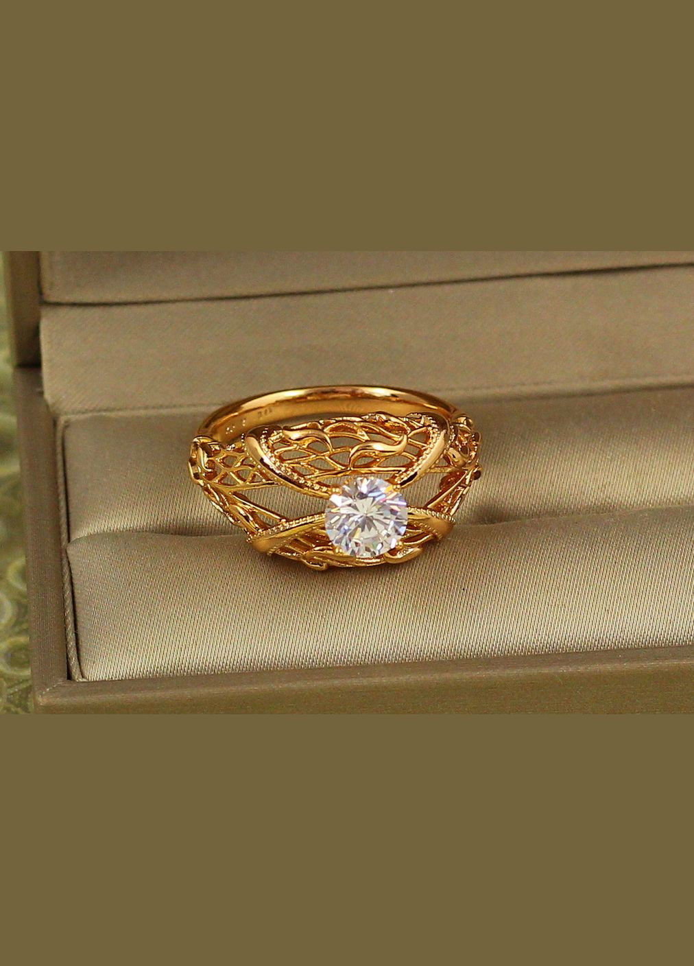 Кільце гротеск р золотисте Xuping Jewelry (347317278)