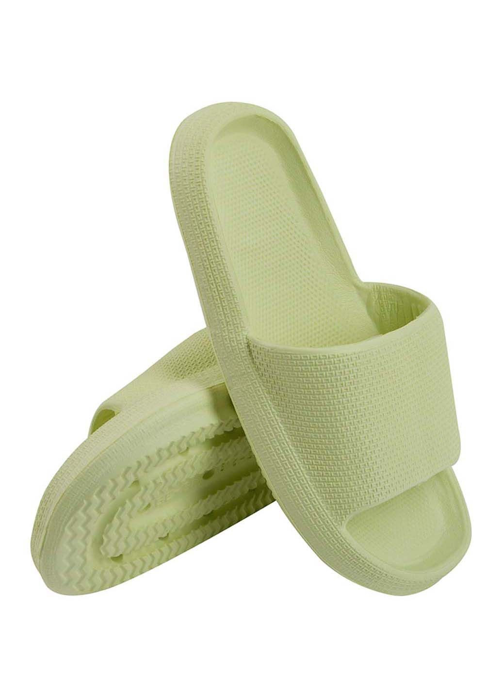 Салатовые шлепанцы Sports