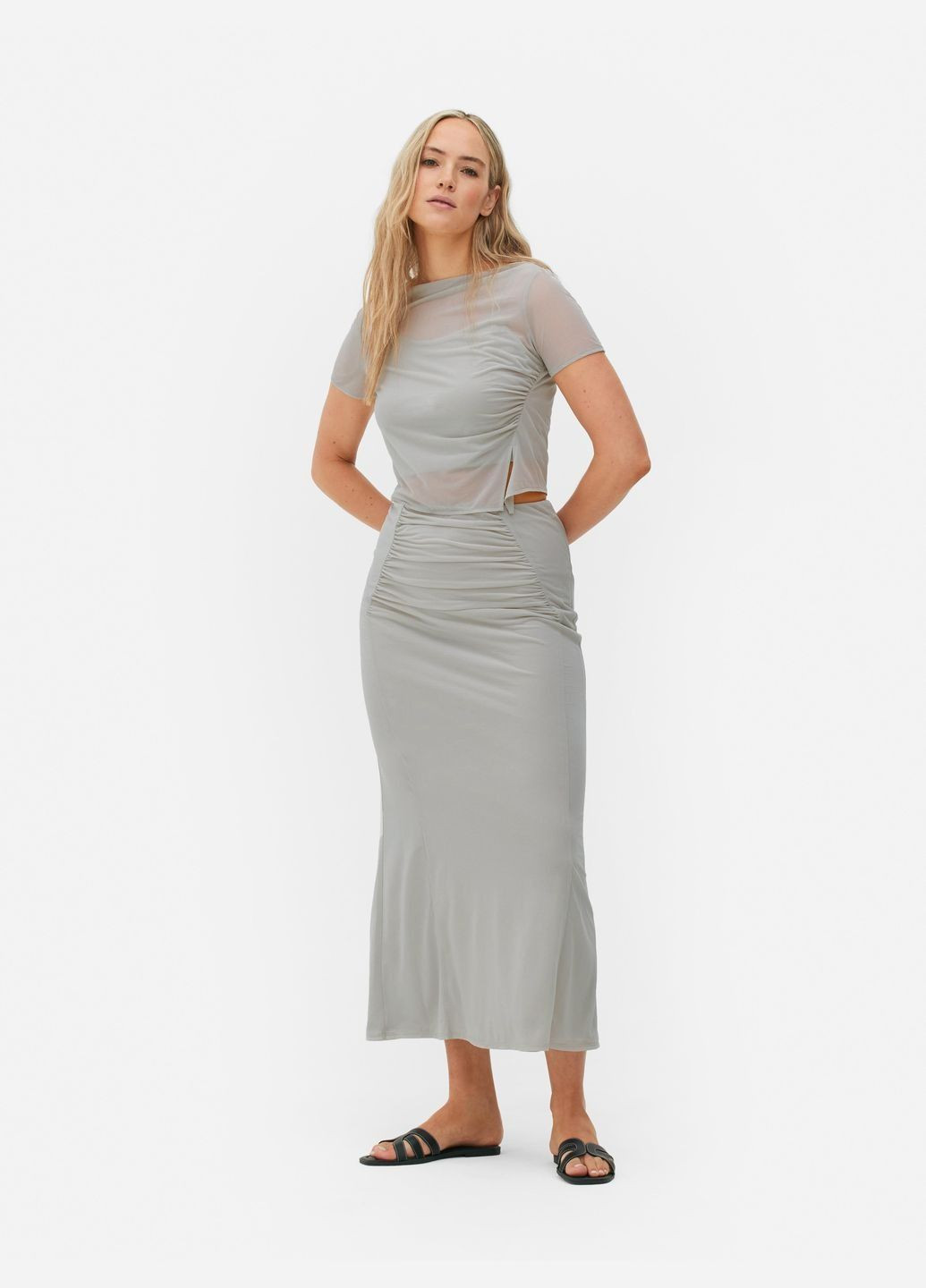 Серая юбка Primark