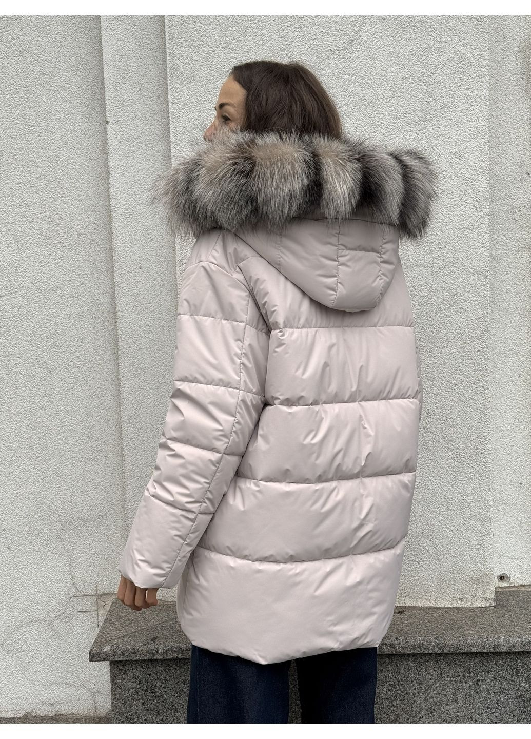 Бежевый демисезонный Пуховик Sifurs