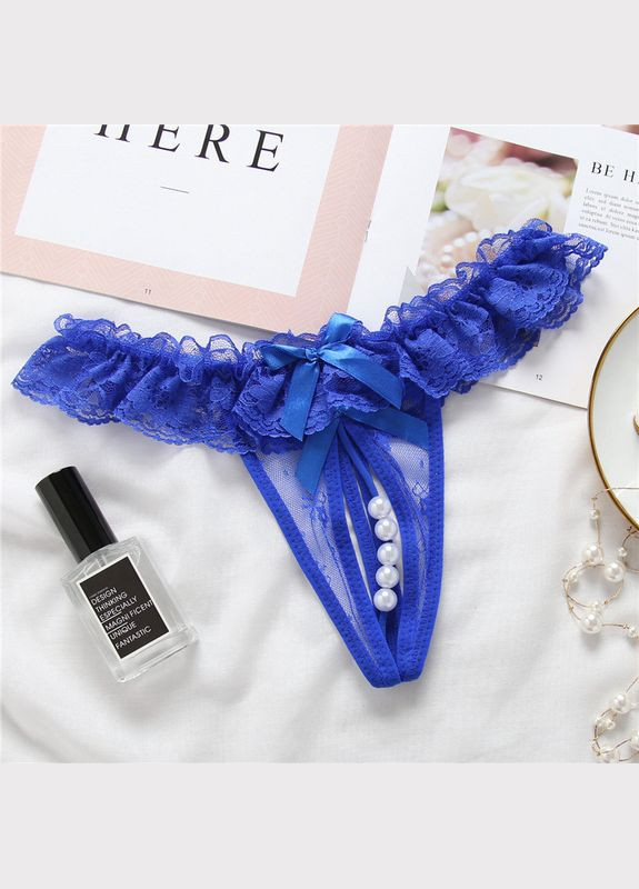Жіночі трусики стринги з перловою ниткою (арт.8023) No Brand (346121499)