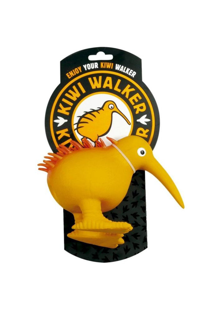 Игрушка «Птица киви» для собак, оранжевая, 8,5 см. Kiwi Walker (362702859)
