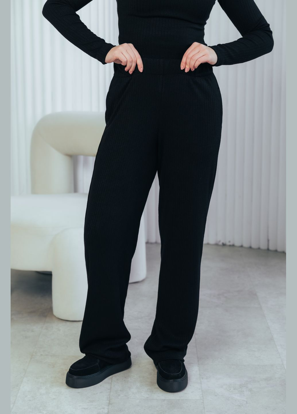 MasOli Женские трикотажные брюки No Brand (323012481)