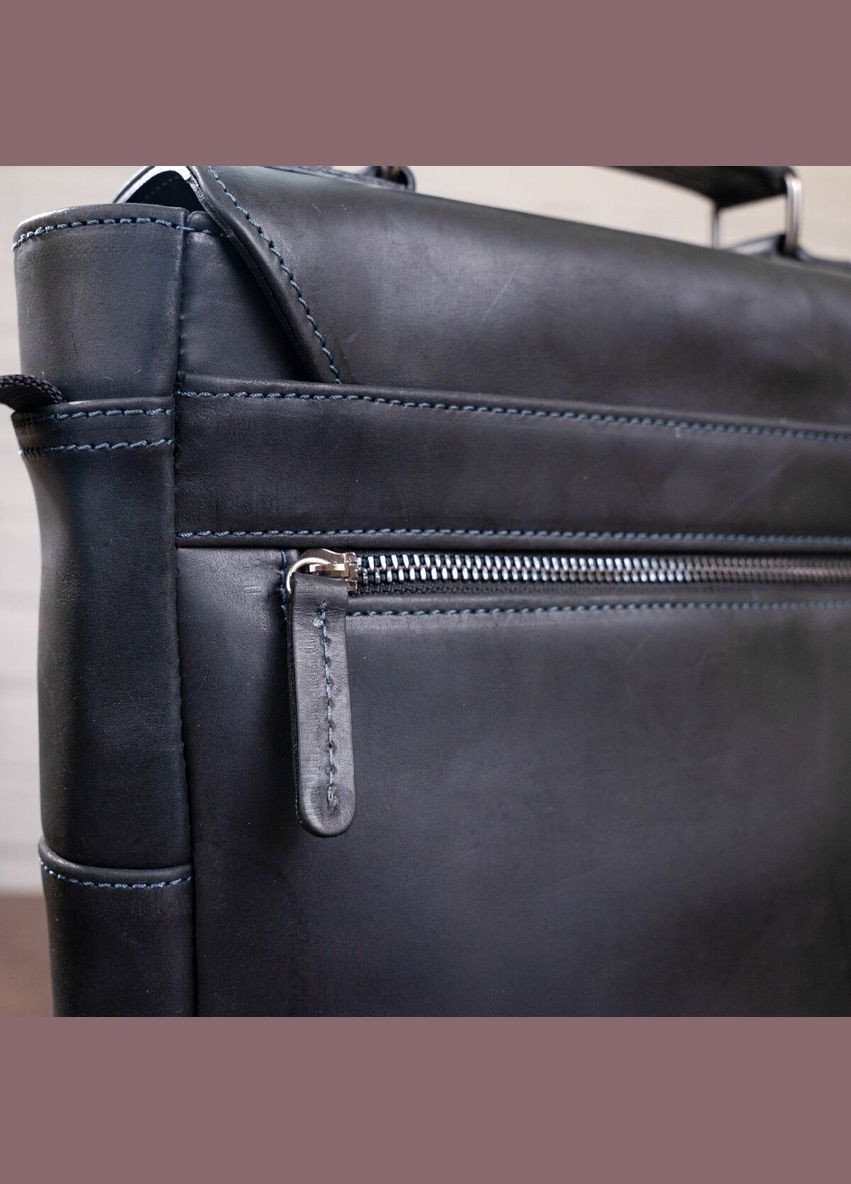 Сумка мужская через плечо кожаная 11137 Черный Shvigel (302009311)