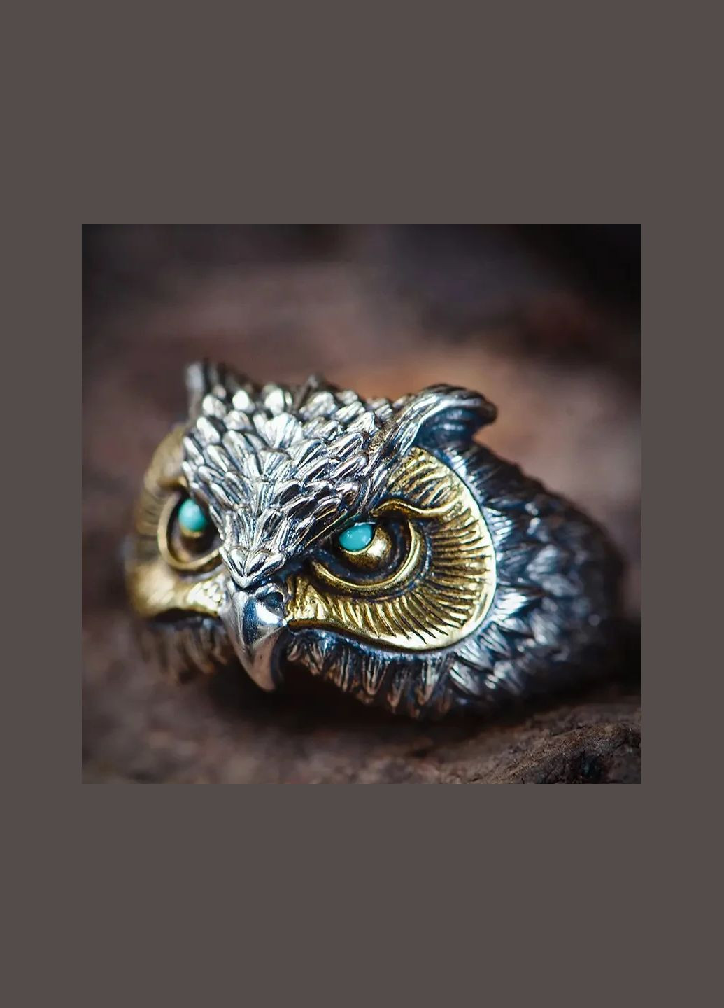 Модний перстень у вигляді Сови з червоними очима, каблучка мудрості, розмір регульований Fashion Jewelry (292861973)