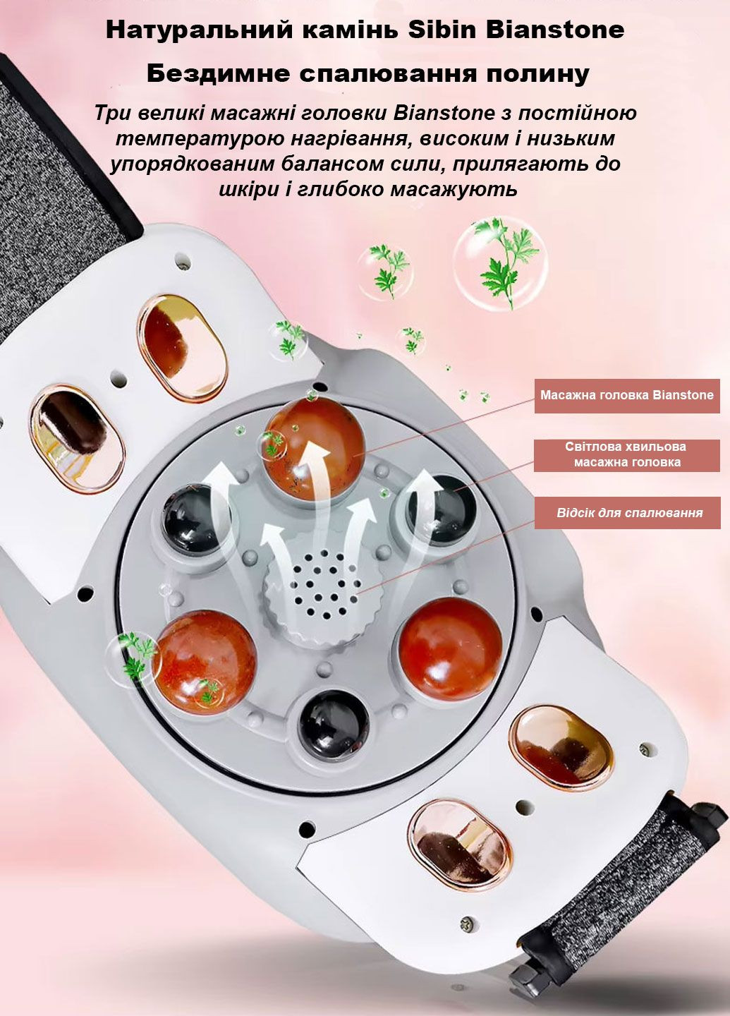 Автоматичний масажний пояс для тіла Bianstone AL-TQ-109 No Brand (324117397)