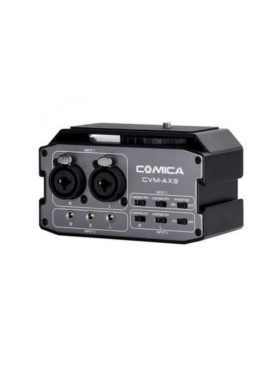 Двоканальний аудіомікшер CVM-AX3 Dual-Channel Audio Mixer Comica (303269505)