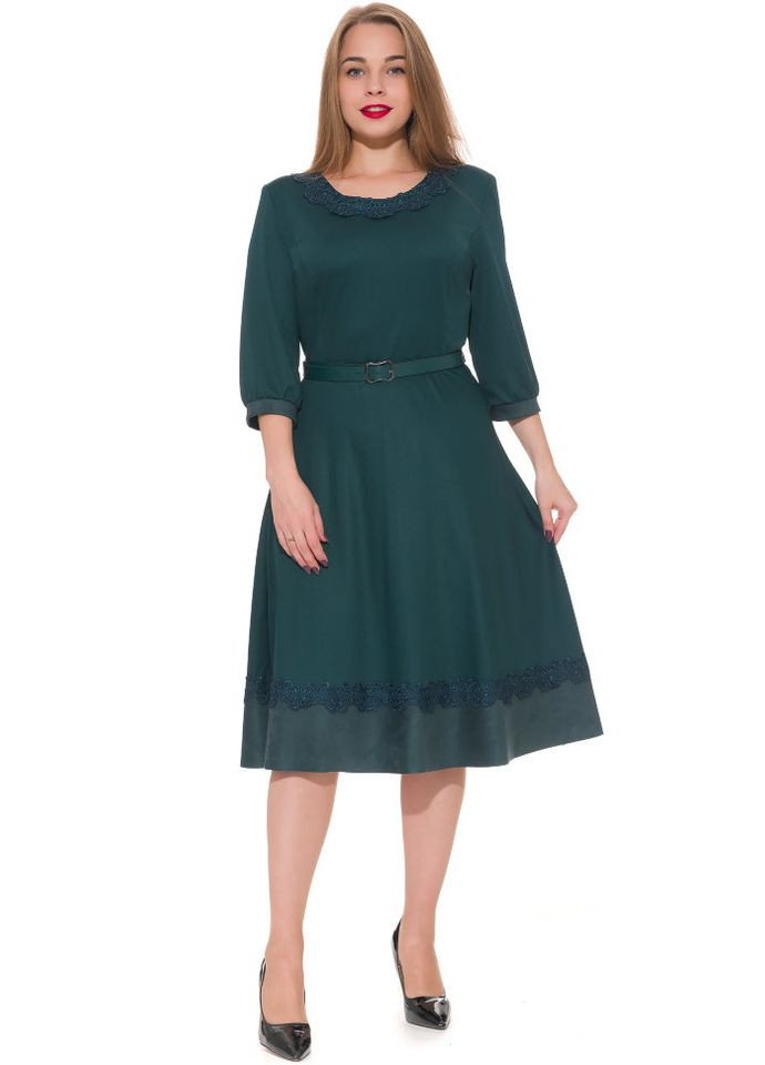 Изумрудное платье 142020 Alenka Plus