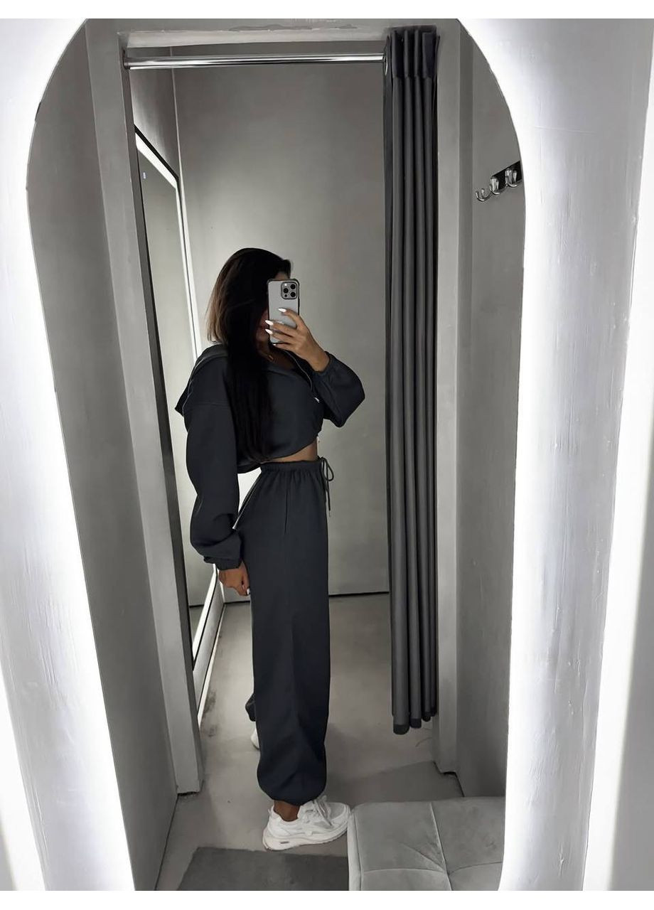 Жіночий костюм з укороченою кофтою Osoblyva (353214808)