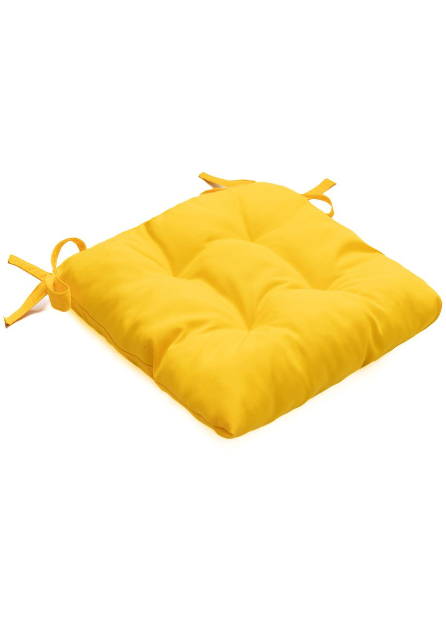 Подушка для стула и кресла см желтый. No Brand (324828891)