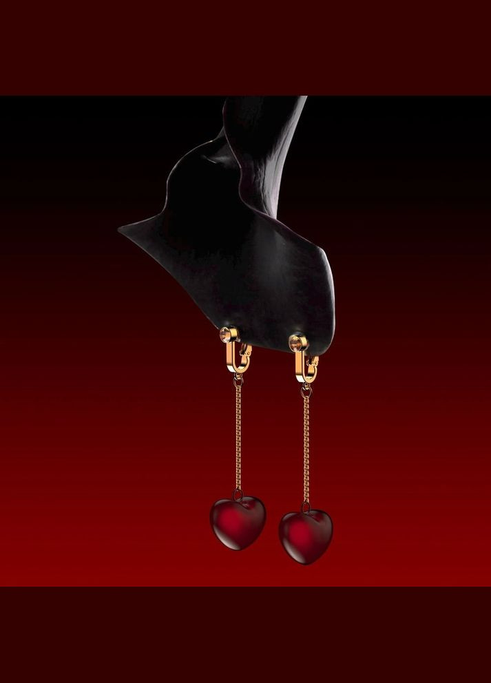 Пестисы на соски с колокольчиками в форме вишен Water Chiming Bells, чернокрасные UPKO (299486243)