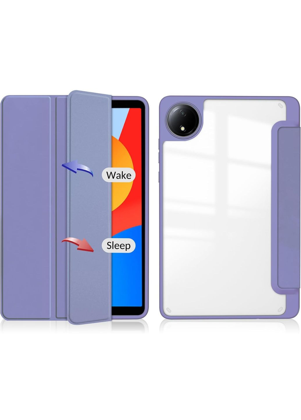 Чохол-книжка Soft Edge TPU для Xiaomi Redmi Pad SE 8.7 Purple (712571) BeCover (342331456)