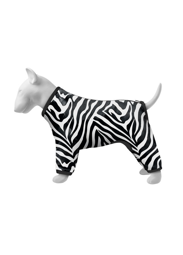Ветровка для собак Clothes, рисунок "Зебра", S30, В 57-59 см, С 44-46 см WAUDOG (361432729)