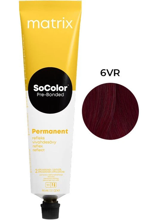 Крем-краска для волос SoColor Pre-Bonded 6VR 90 мл Matrix (377724303)
