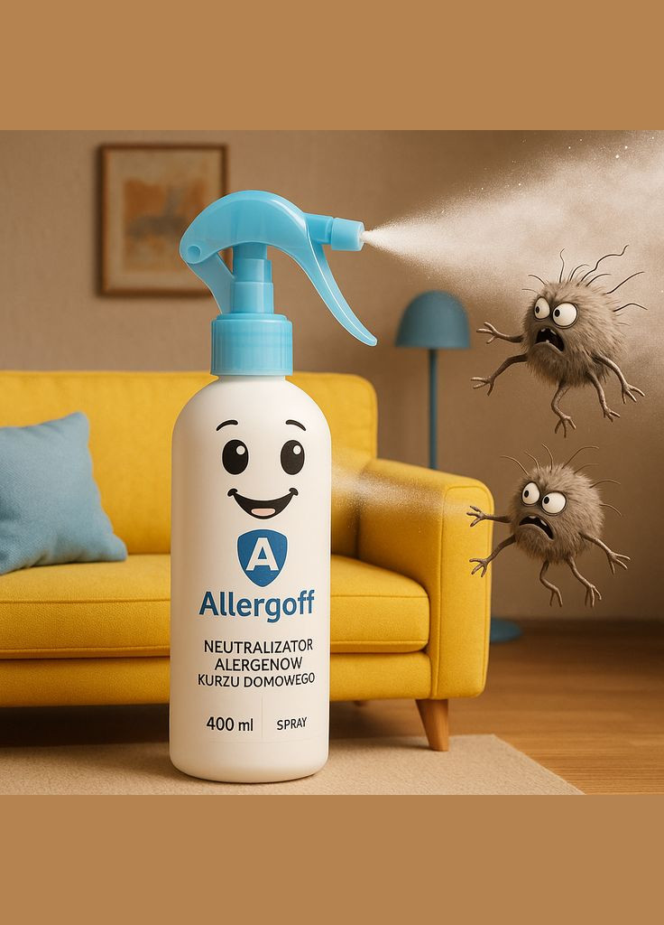 Спрей акарицид для боротьби з кліщами домашнього пилу, Allergoff, 400 мл No Brand (368851353)