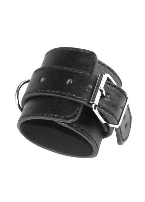 БДСМ шкіряні чорні наручники - Садо-мазо No Brand (368893223)