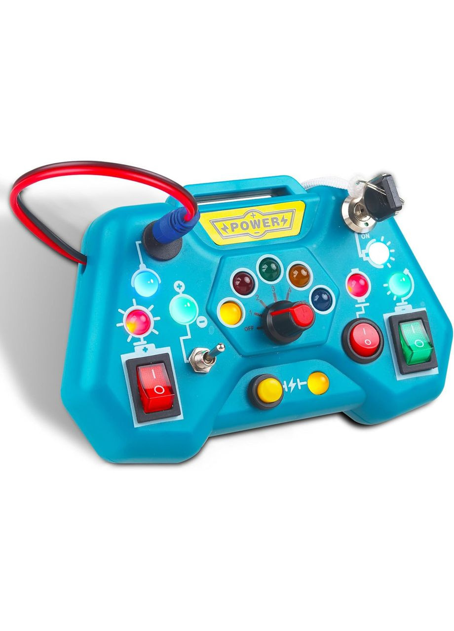 Развивающая игрушка бизиборд "Проводочки" Монтессори A-Toys (366027061)