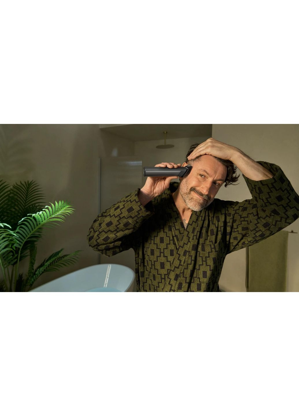 Триммер Series 7000, для бороды, головы и тела, насадок-17, сталь, серый Philips (362668853)