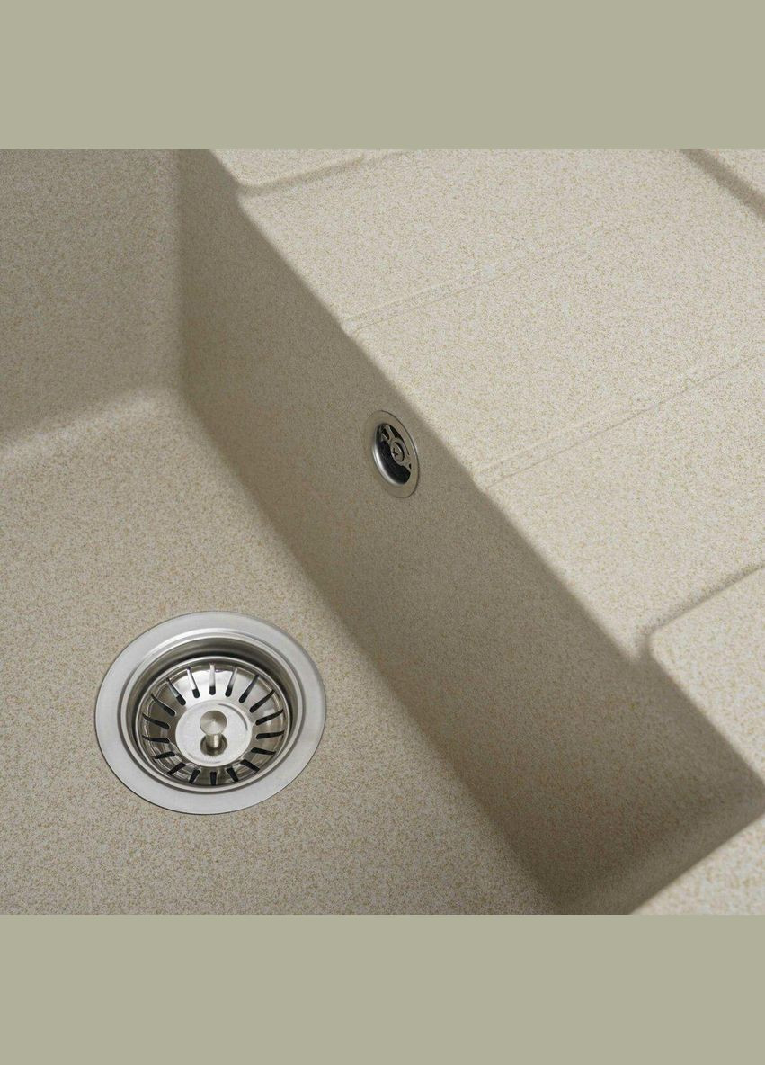 Гранитная мойка для кухни 6550 INTENSO матовая Сафари Valeso (342071208)