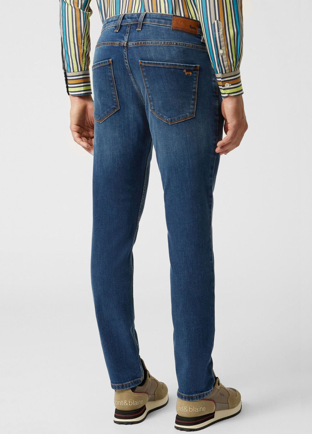 Синие демисезонные джинсы Harmont & Blaine