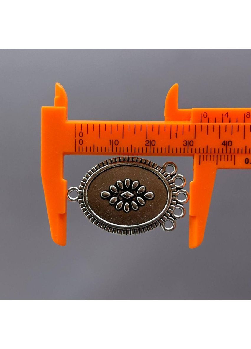 Коннектор металлический «Медальон» 21х33 мм, цвет. Plus-plus (352752359)