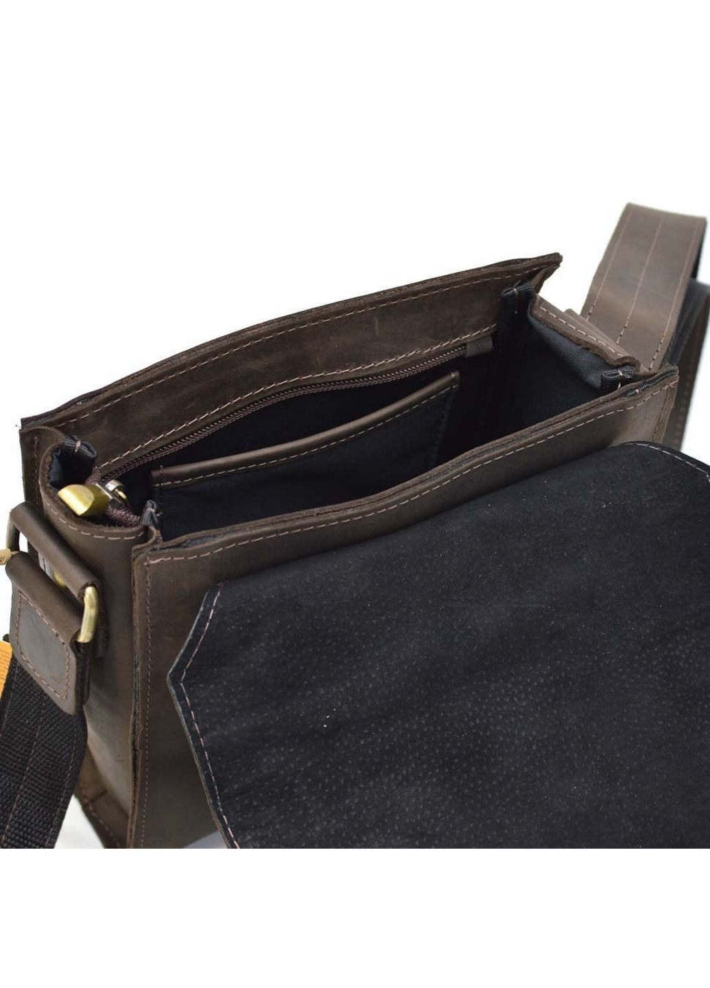 Чоловіча шкіряна сумка через плече 26х22х6 см TARWA (315871034)