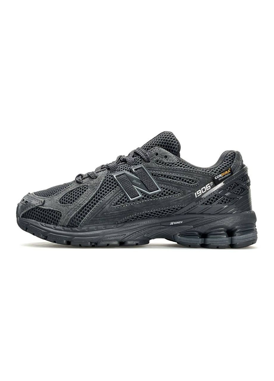 Темно-сірі Осінні кросівки чоловічі new balance dark grey No Brand 1906R New