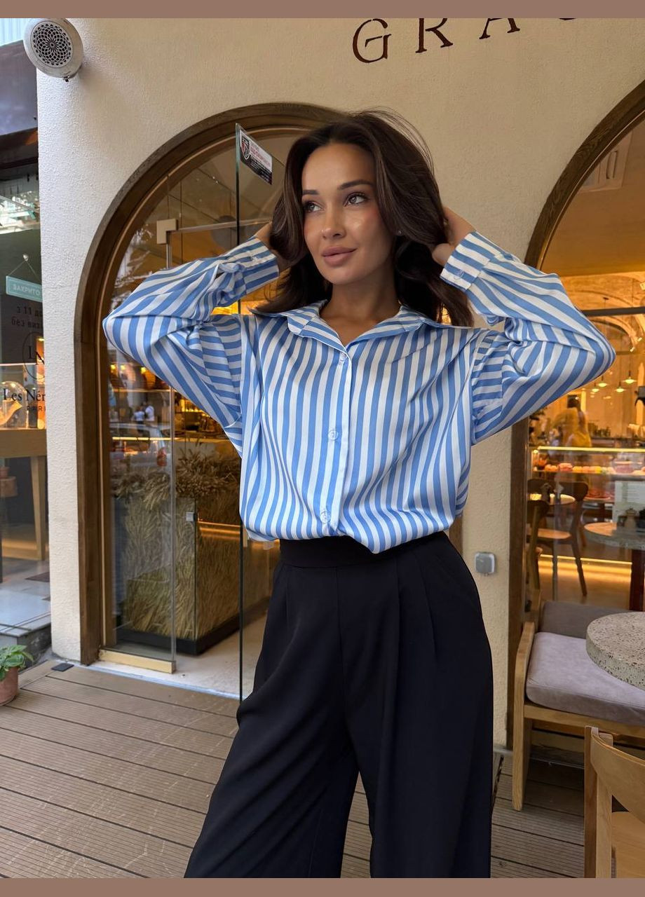 Голубой рубашка Osoblyva