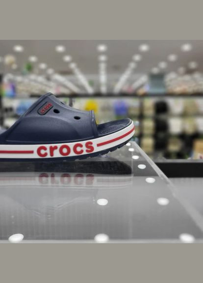 Шлепанцы Баябенд Черные Bayaband Black\White Crocs Slide (342612998)