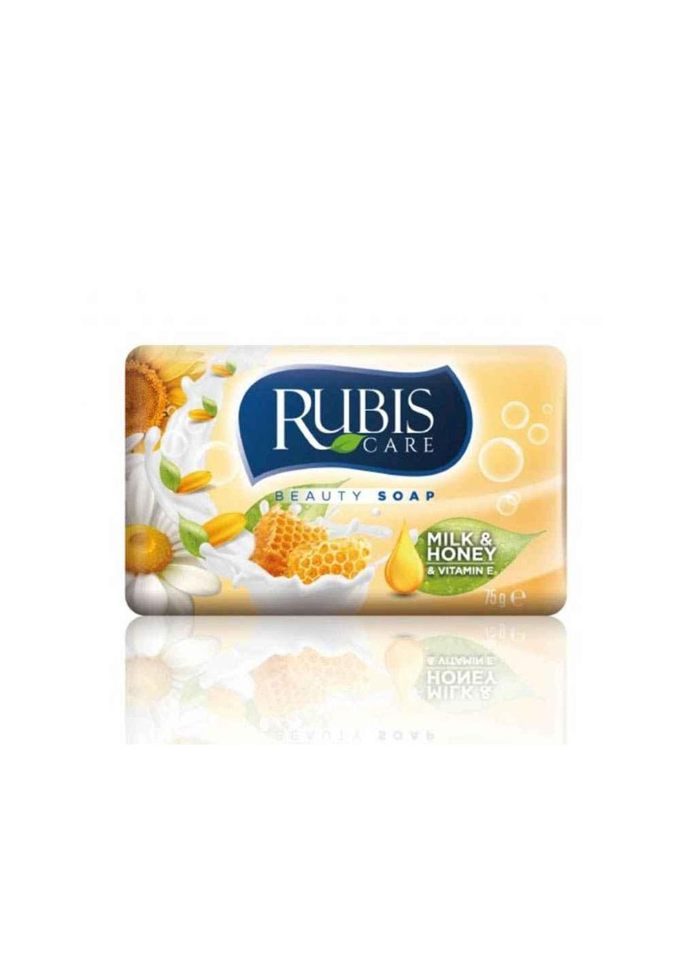 Мило туалетне 75 г Молоко та Мед (паперове паковання) ТМ Rubis (318679353)