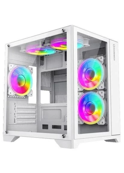 Корпус Infinity Mini, без БП, Mini Tower, Micro ATX / Mini ITX, 1хUSB 3.0, 2хUSB 2.0, 358х275х373 мм, 3.6кг INFINITY MINI WHITE GameMax (395348309)