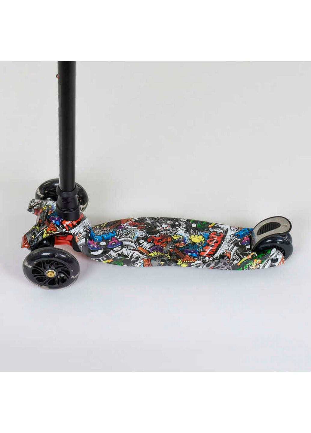 Самокат дитячий пластмасовий з алюмінієвою трубкою керма + 4 колеса 59х17х26 см Best Scooter (289459077)