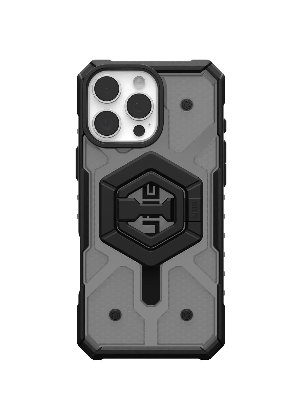 Чохол-накладка Magsafe для Apple iPhone 16 Pro Max Ash/Black Stand (1144651BV02) Urban Armor Gear (375771706)