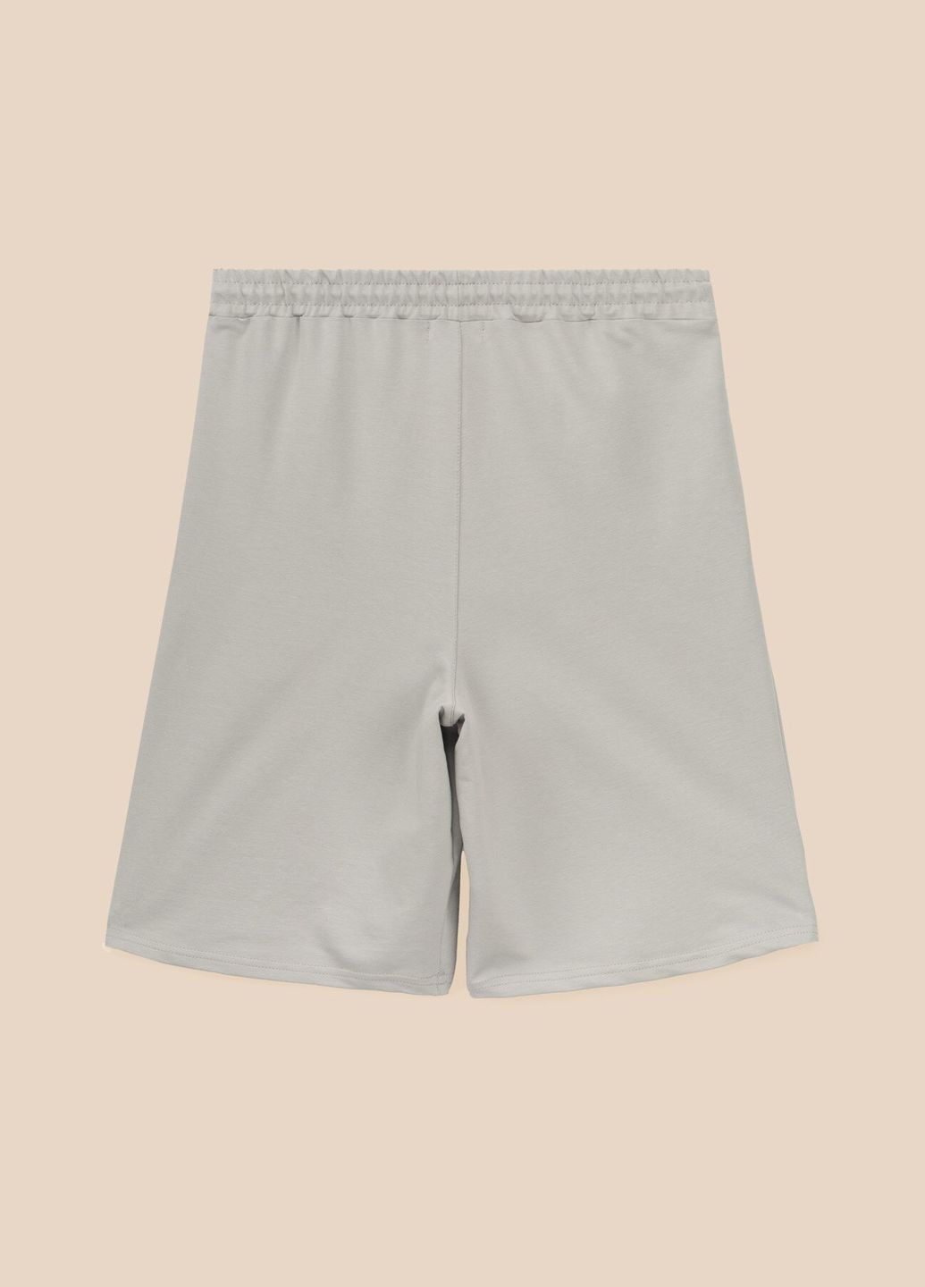 Шорты трикотажные однотонные мужские MBC02378 Светло-серый shop (2000999157066) LAWA Шорти трикотажні (331696834)