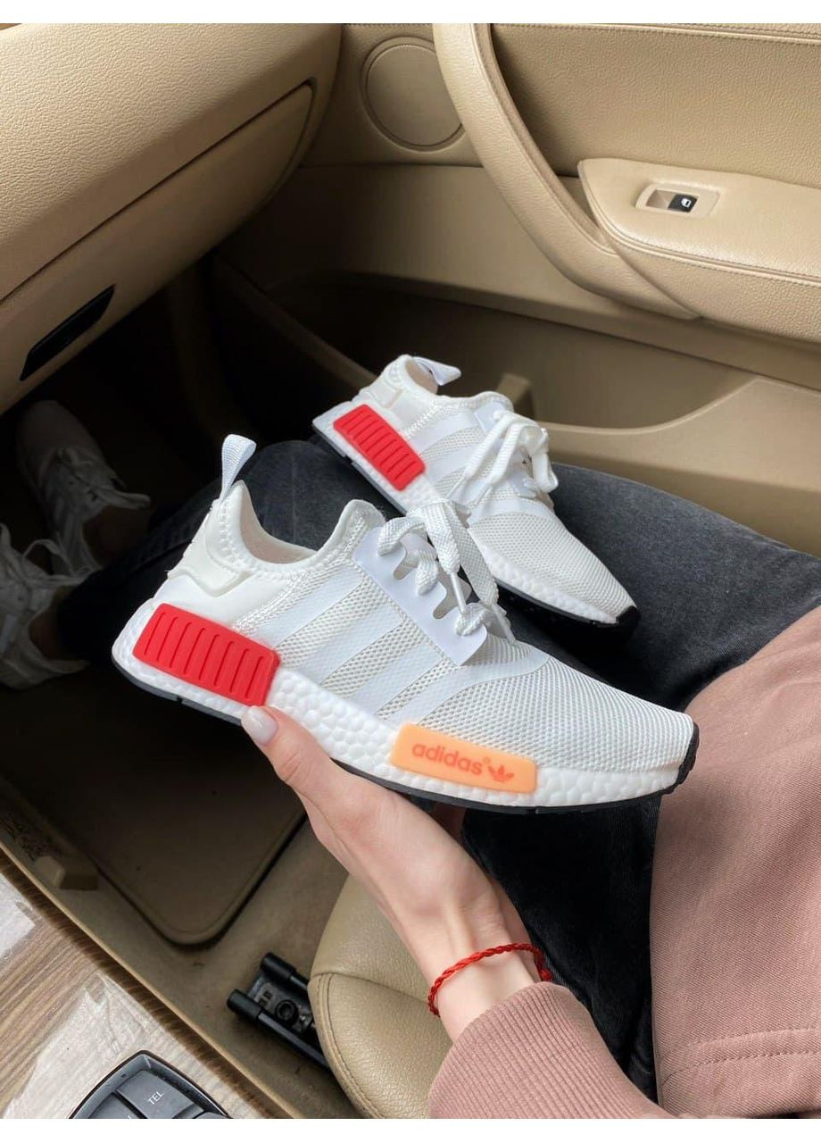 КРОСІВКИ ЖІНОЧІ ADIDAS NMD GREY RED АДІДАС No Brand сірі демісезони (367167990)