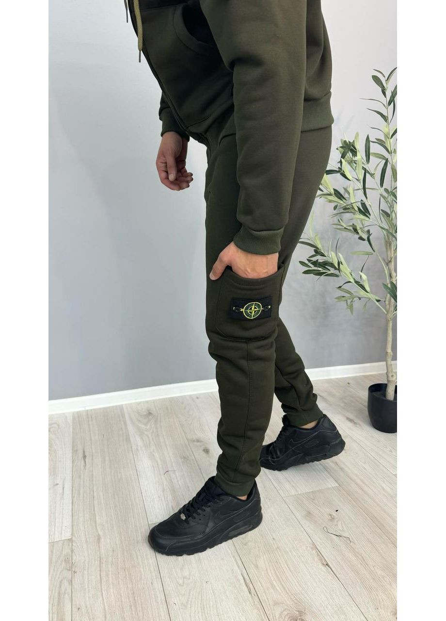 Спортивний костюм зима хакі No Brand (370218065)