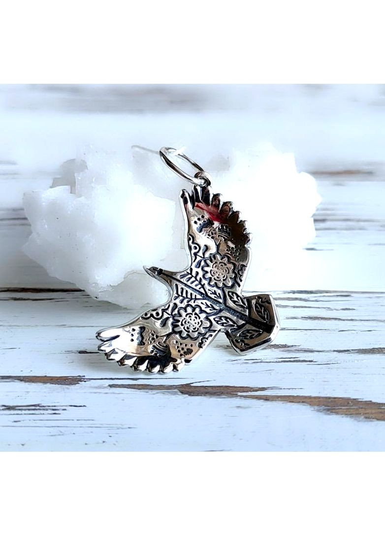 Кулон срібний Берегиня 925 в формі птаха Skifska Etnika (364202578)