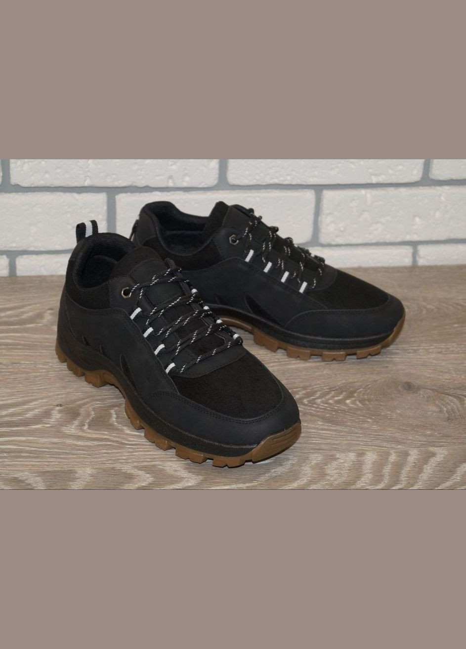 Черные демисезонные кроссовки мужские SWIN SHOES 10260-1