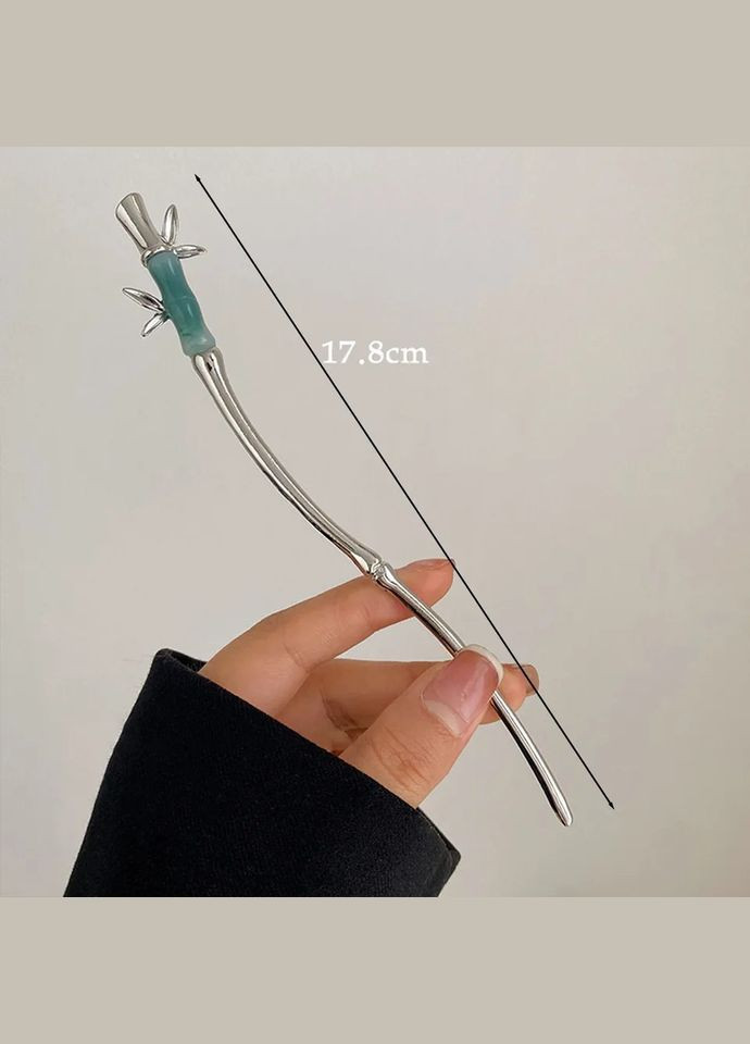 Китайская металлическая заколка для закрепления волос Побеги Бамбука No Brand (311222492)